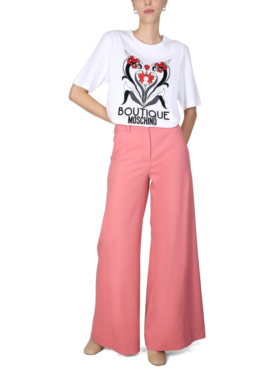 Boutique Moschino CHIQUE FLARE BROEK