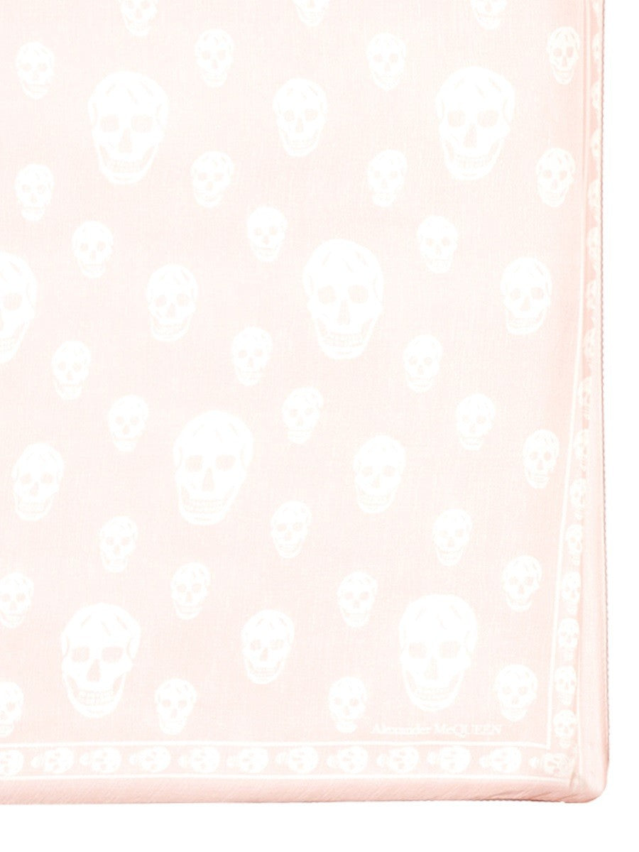 Alexander Mcqueen FOULARD CLASSIQUE À TÊTE DE MORT