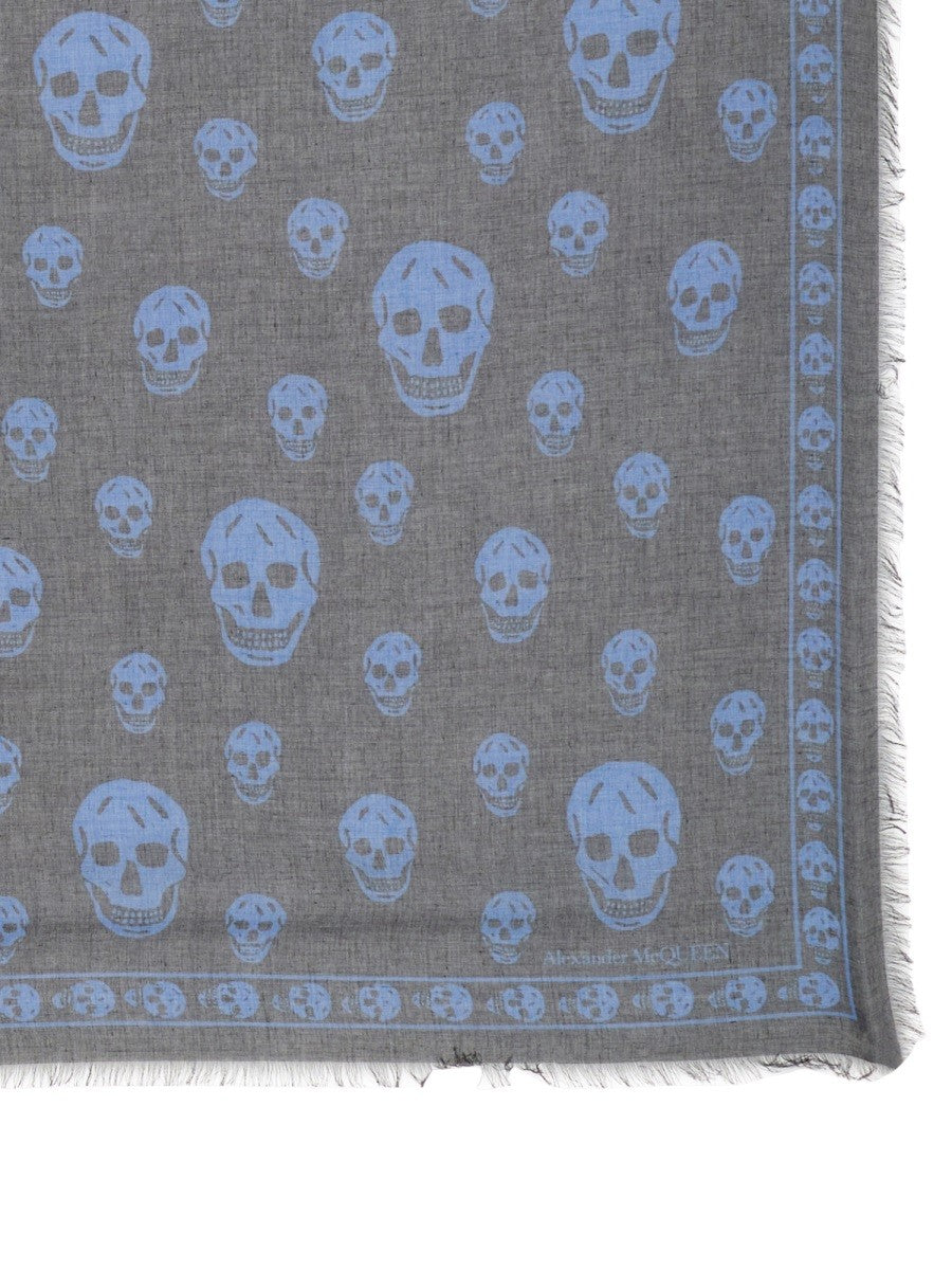 Alexander Mcqueen FOULARD CLASSIQUE À TÊTE DE MORT