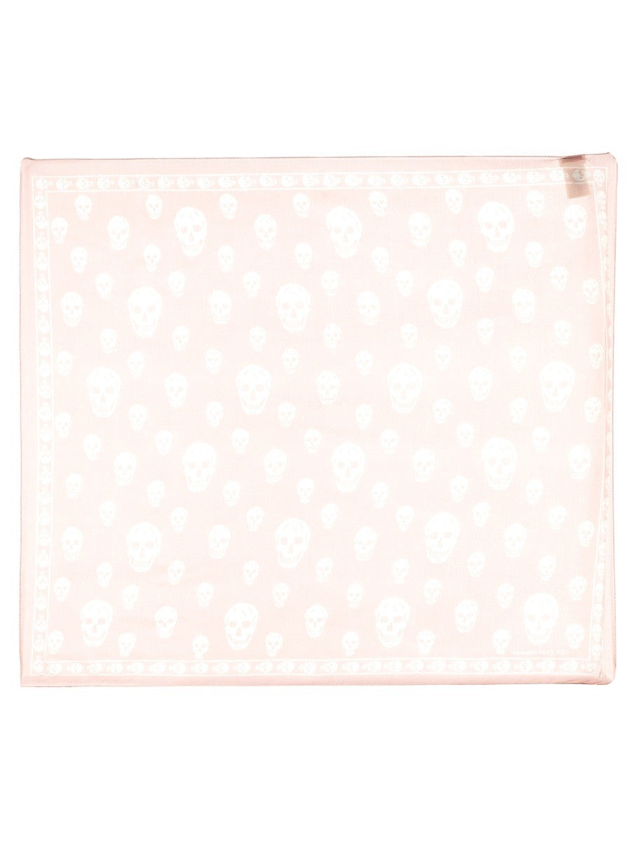 Alexander Mcqueen FOULARD CLASSIQUE À TÊTE DE MORT