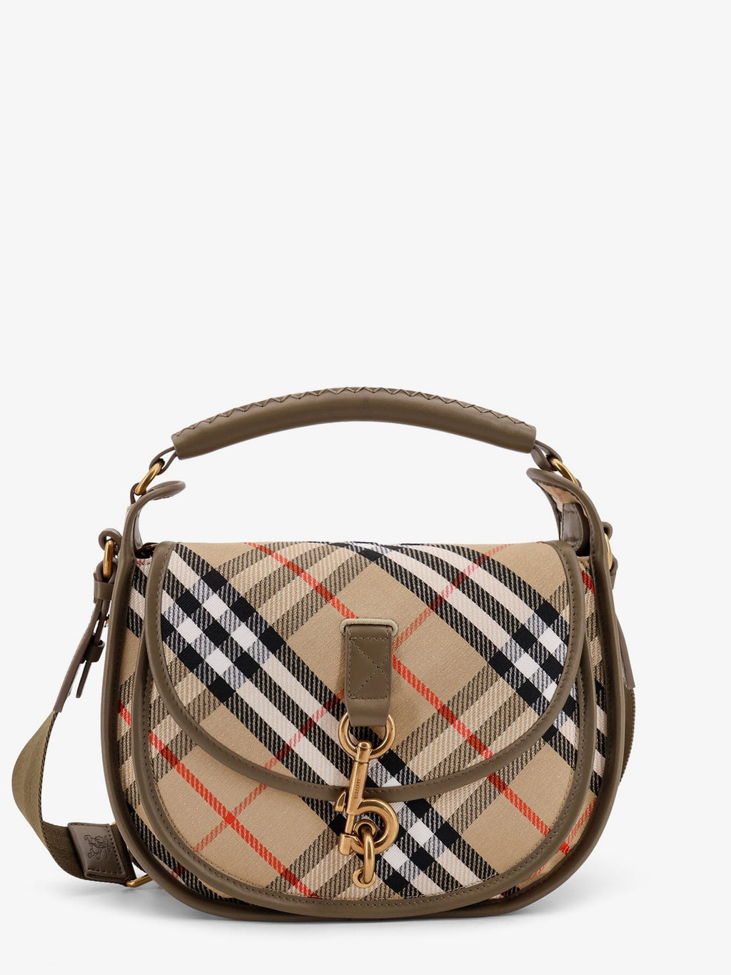 Burberry Clip Messenger Burberry Check kangasolkalaukku