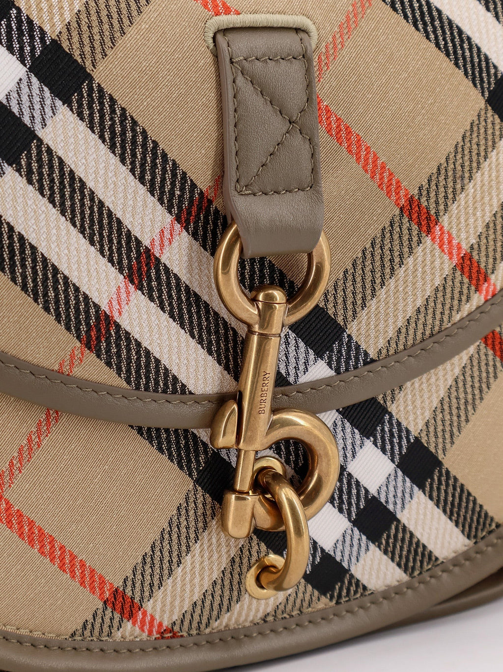 Burberry Clip Messenger Burberry Check kangasolkalaukku