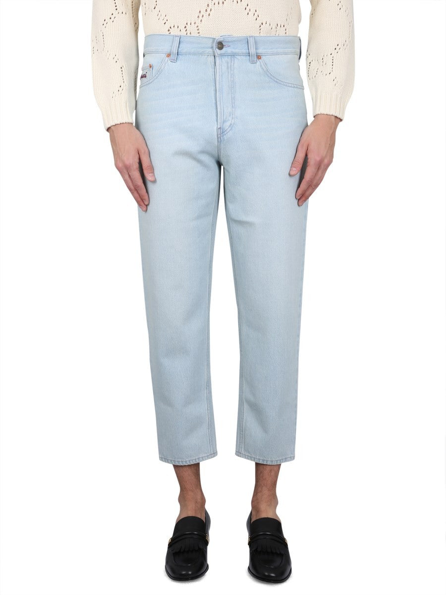 Gucci PANTALON EN DENIM AJUSTÉ