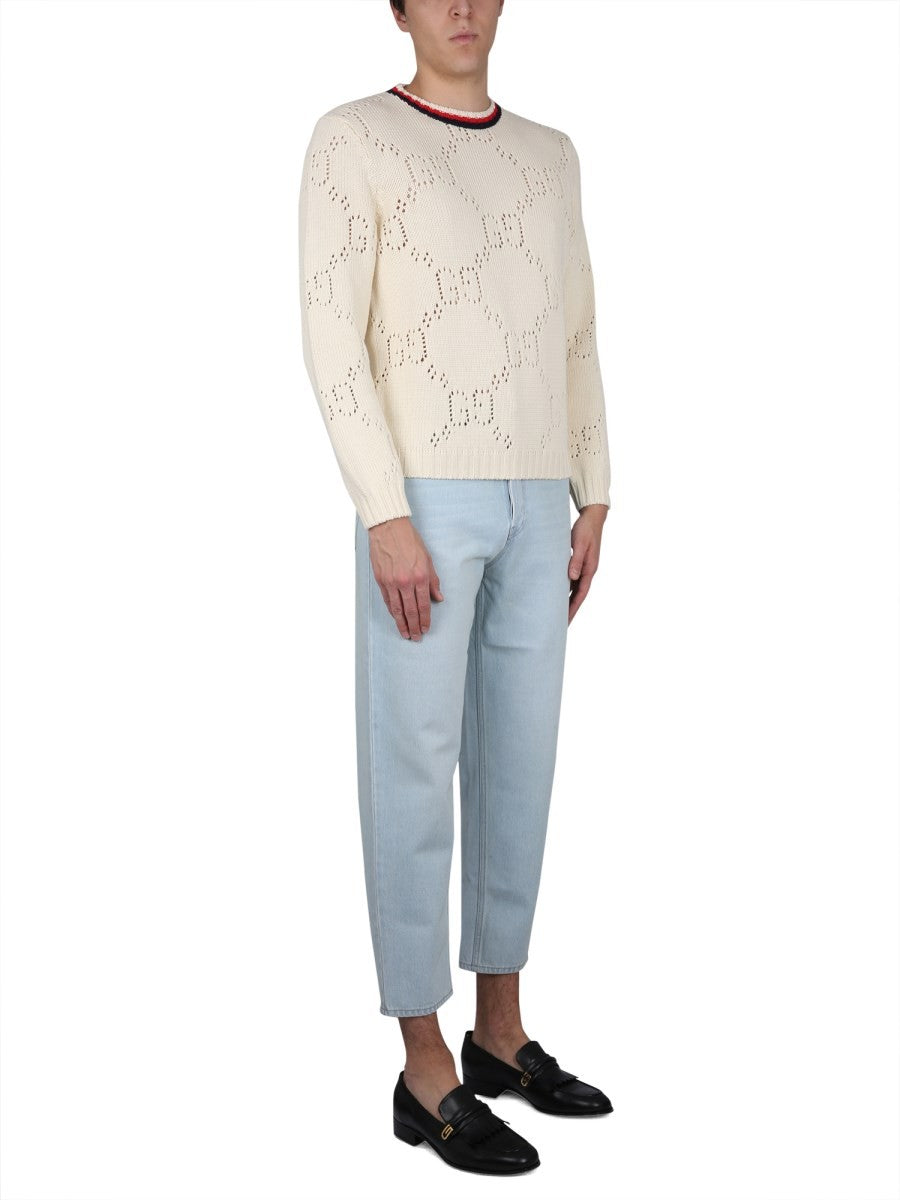 Gucci PANTALON EN DENIM AJUSTÉ