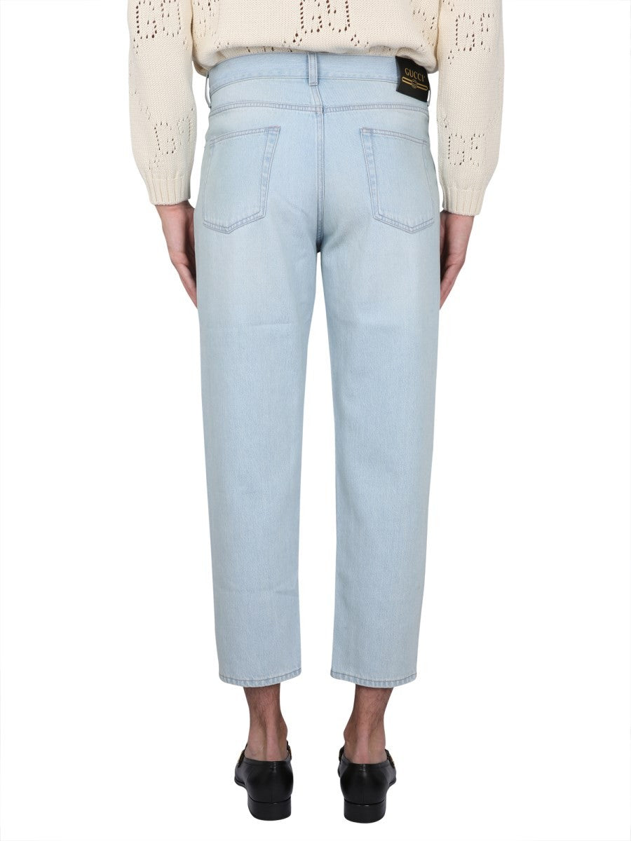 Gucci PANTALON EN DENIM AJUSTÉ