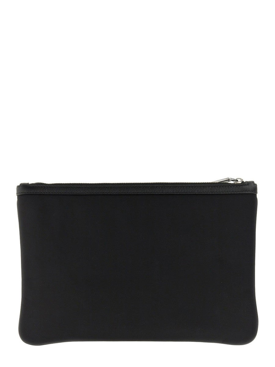 Dolce & Gabbana CLUTCH WITH LOGO PLAQUE