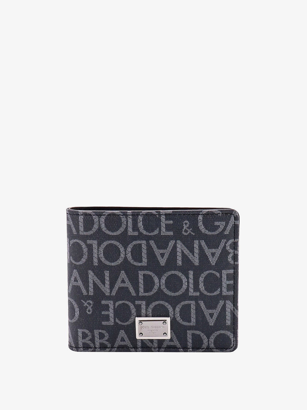 Dolce & Gabbana Coated canvas wallet with with all-over logo