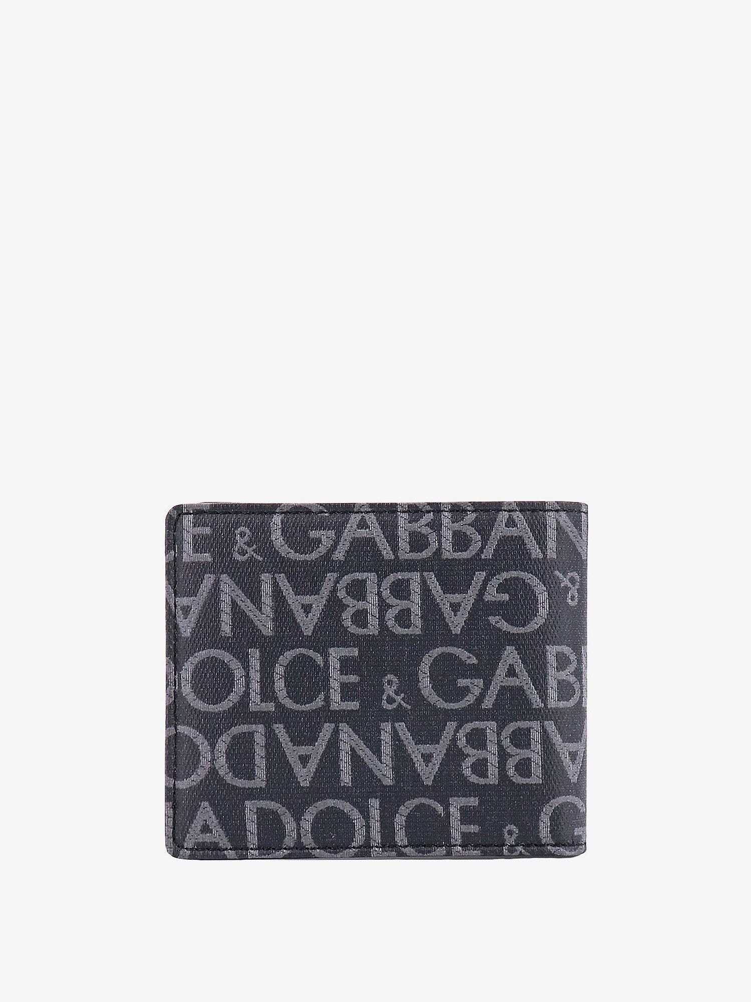 Dolce & Gabbana Coated canvas wallet with with all-over logo