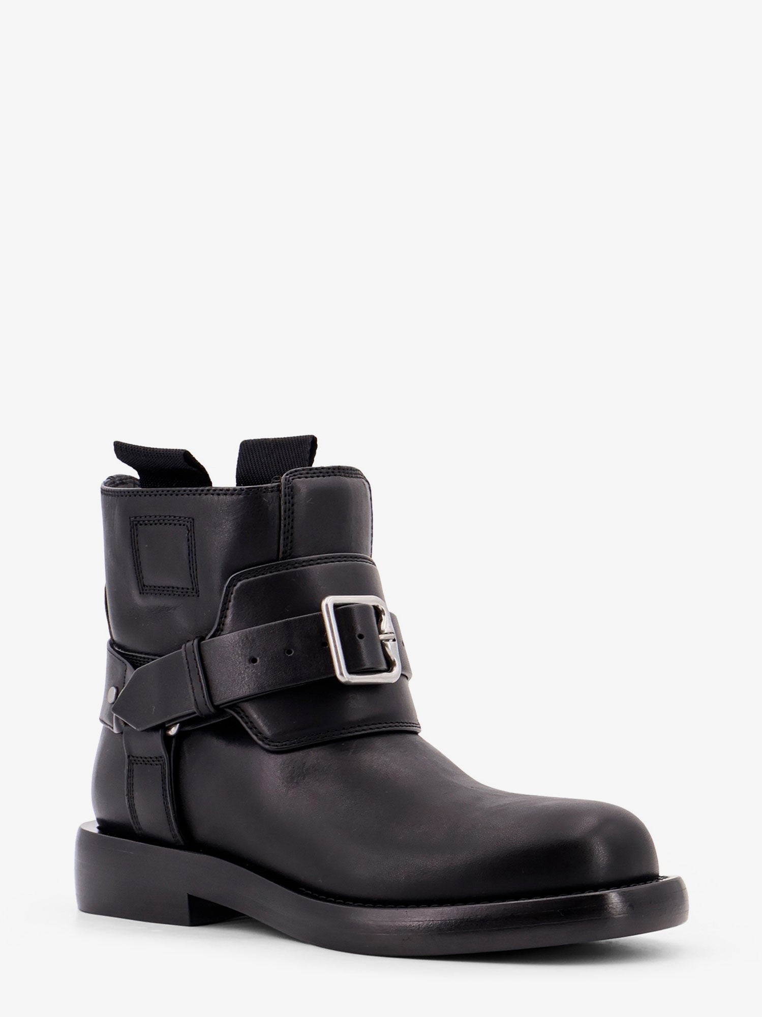 Burberry Cobble botas de couro com tira