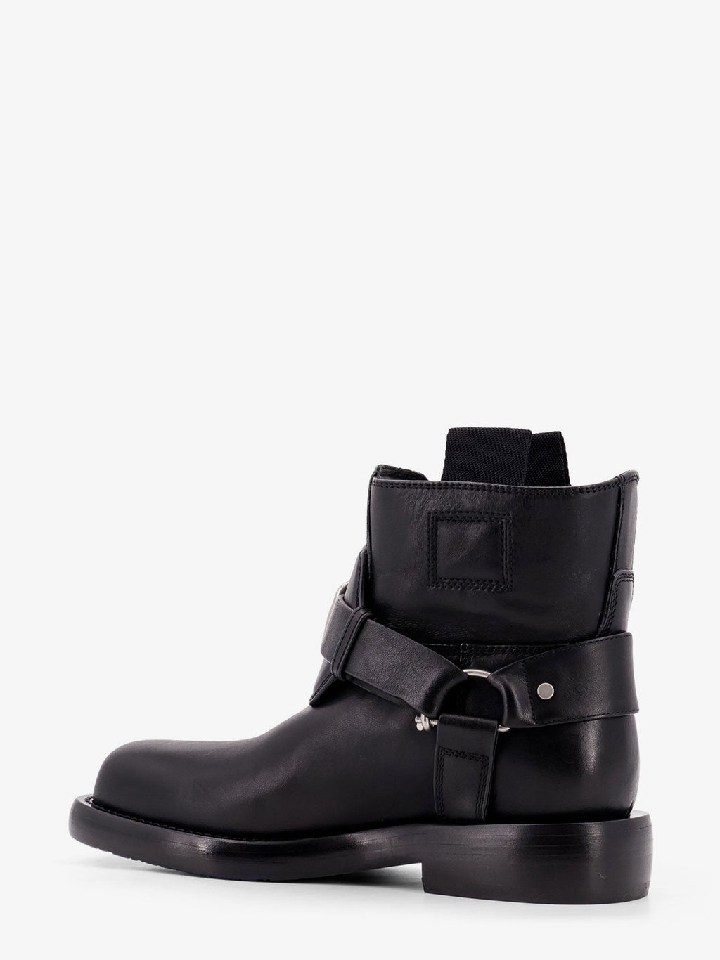 Burberry Cobble leather boots with strap