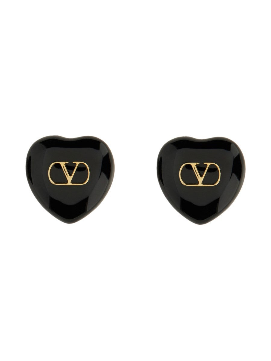 Valentino Garavani "COEUR ROYAL" BOUCLES D'OREILLES