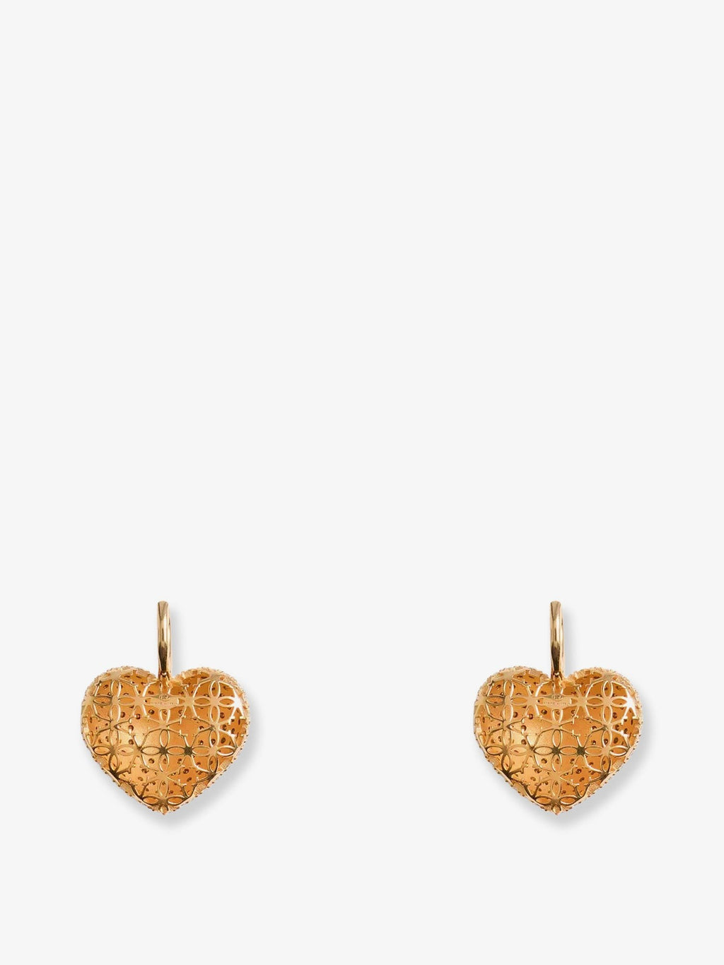 Valentino Garavani Coeur Royal metal and rhinestones earrings
