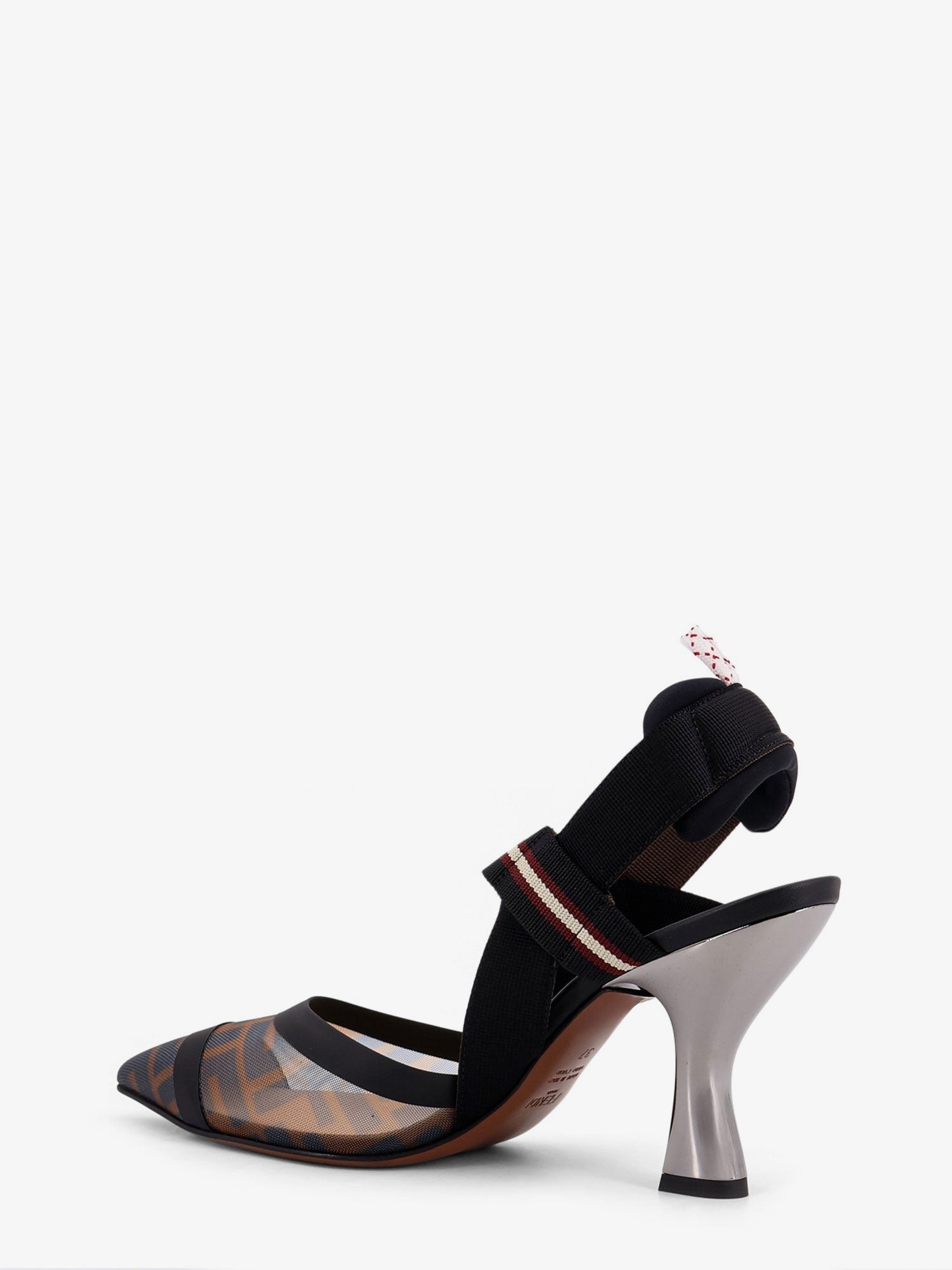 Fendi Colibrì technical mesh slingback with FF motif