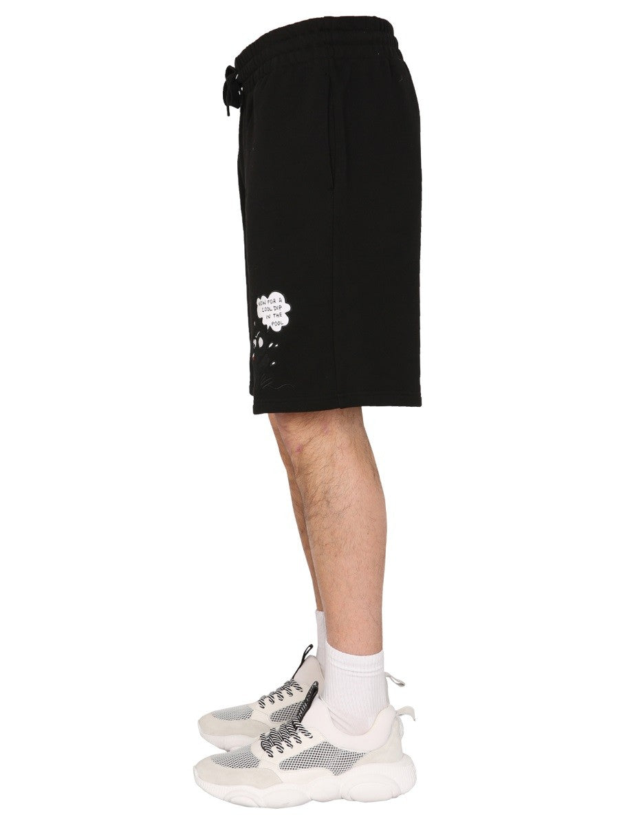 Moschino "COMICS CHARACTERS" BERMUDY