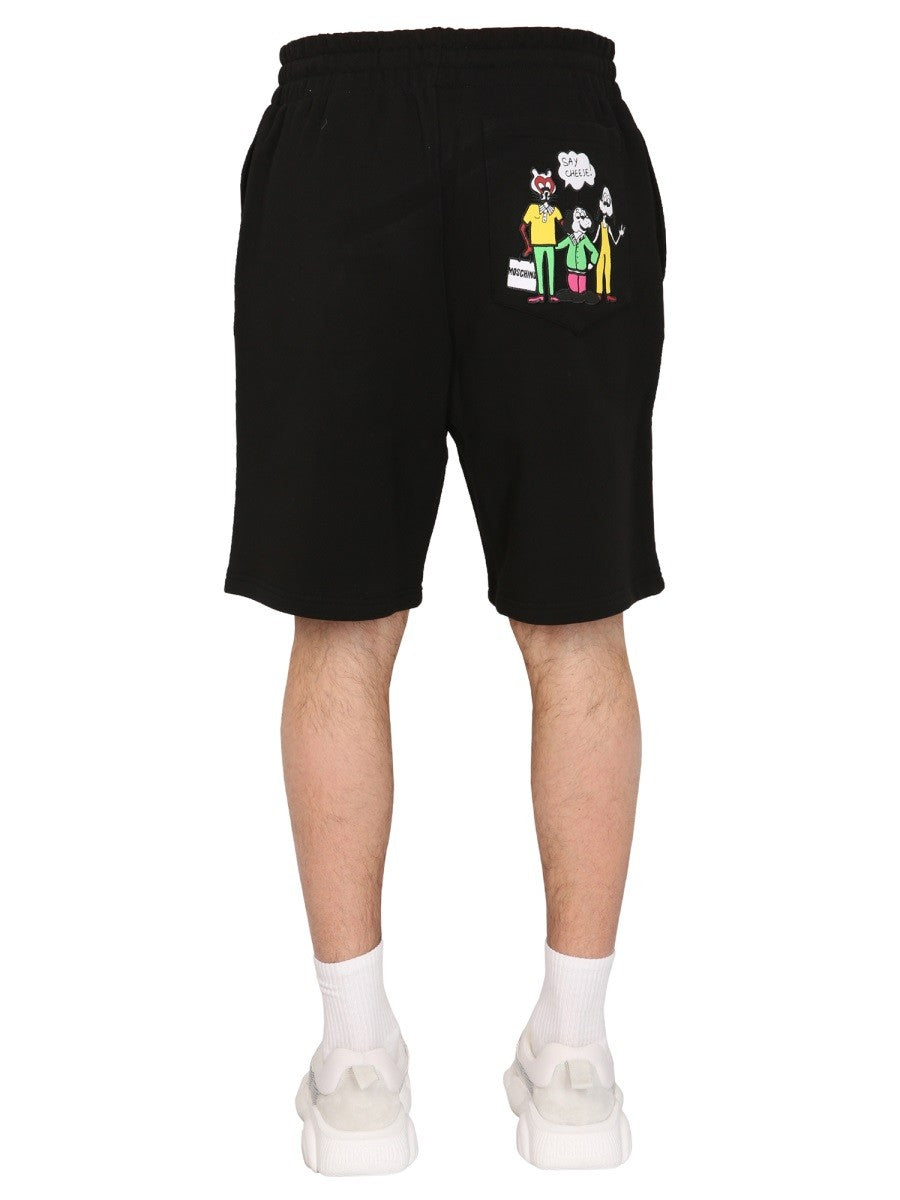 Moschino "COMICS CHARACTERS" BERMUDY