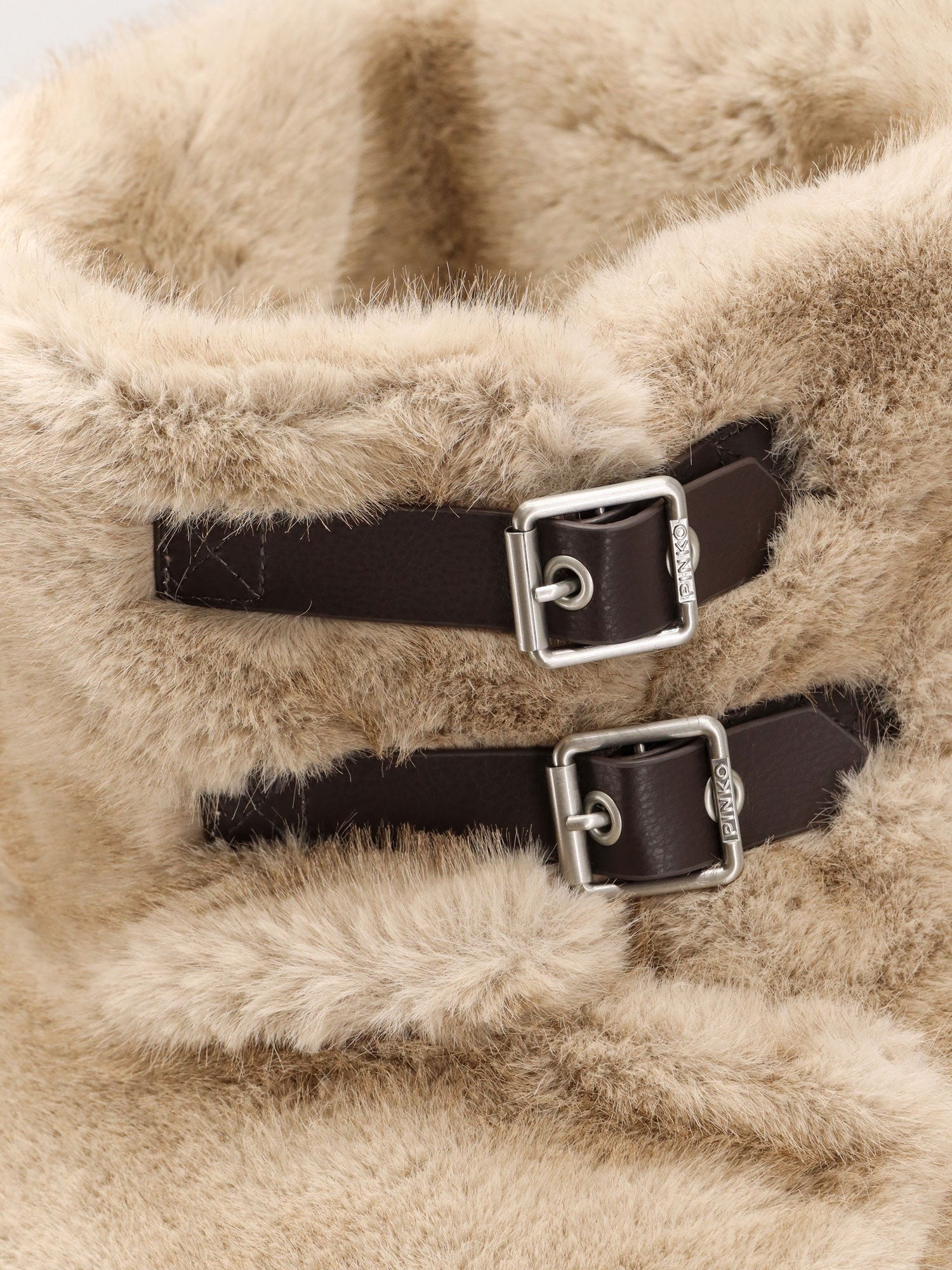 Pinko Comodino Cappa eco fur