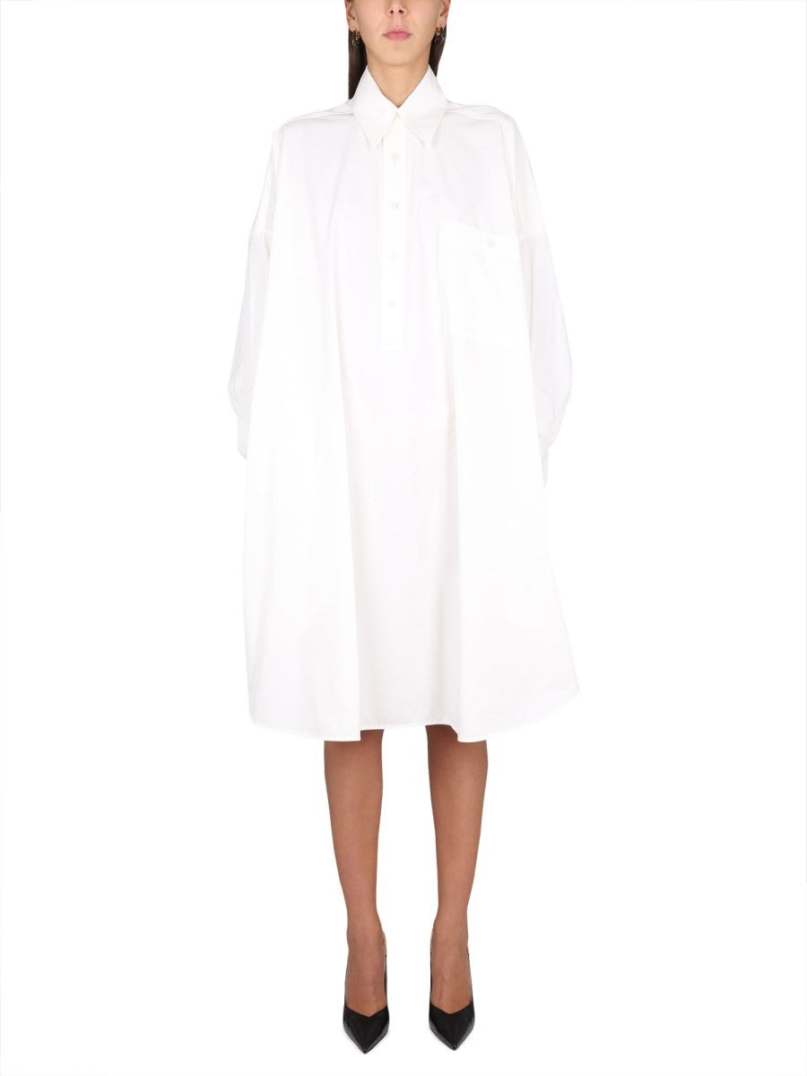 Bottega Veneta KLEID AUS KOMPAKTBAUMWOLLE