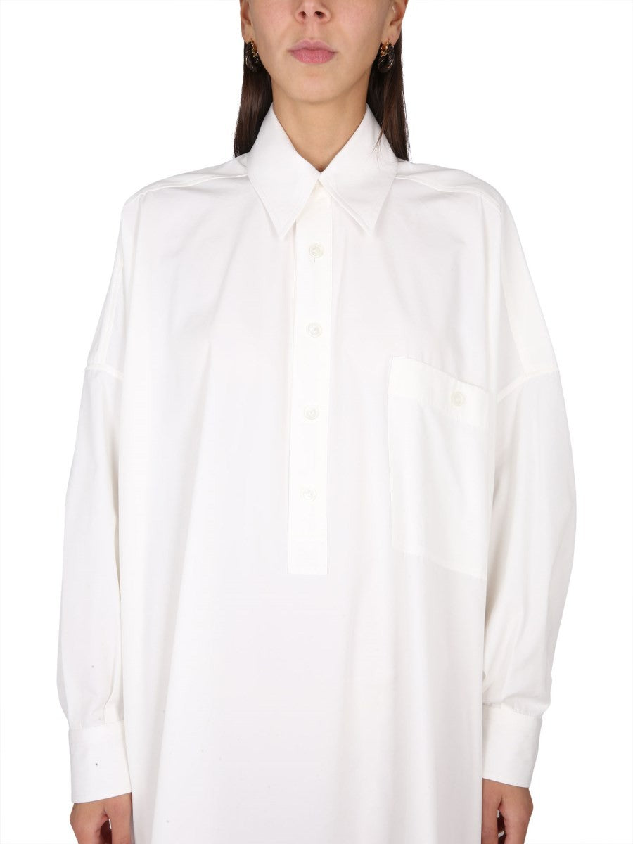 Bottega Veneta KLEID AUS KOMPAKTBAUMWOLLE