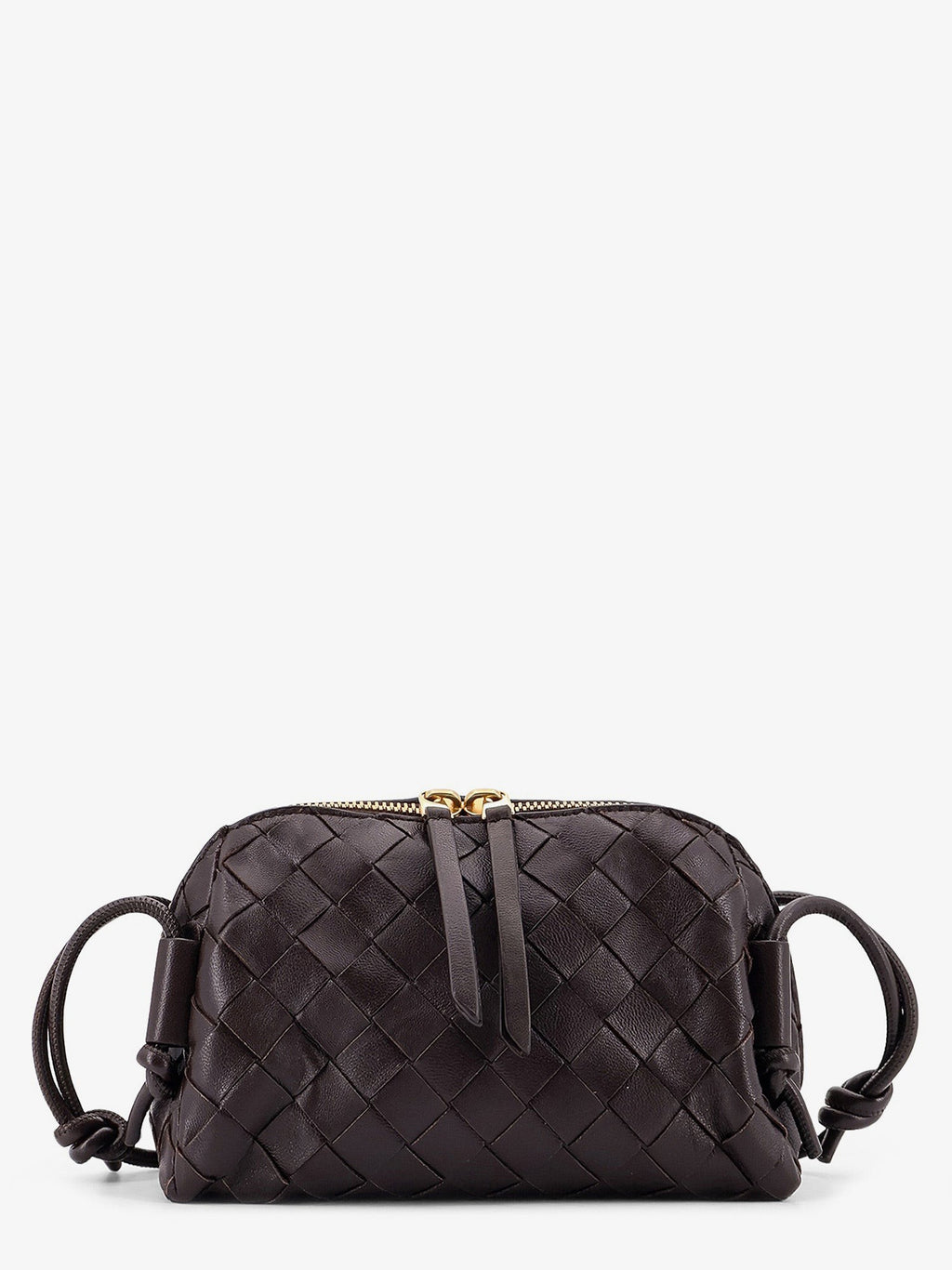 Bottega Veneta Concert Leder-Clutch mit Intrecciato-Motiv