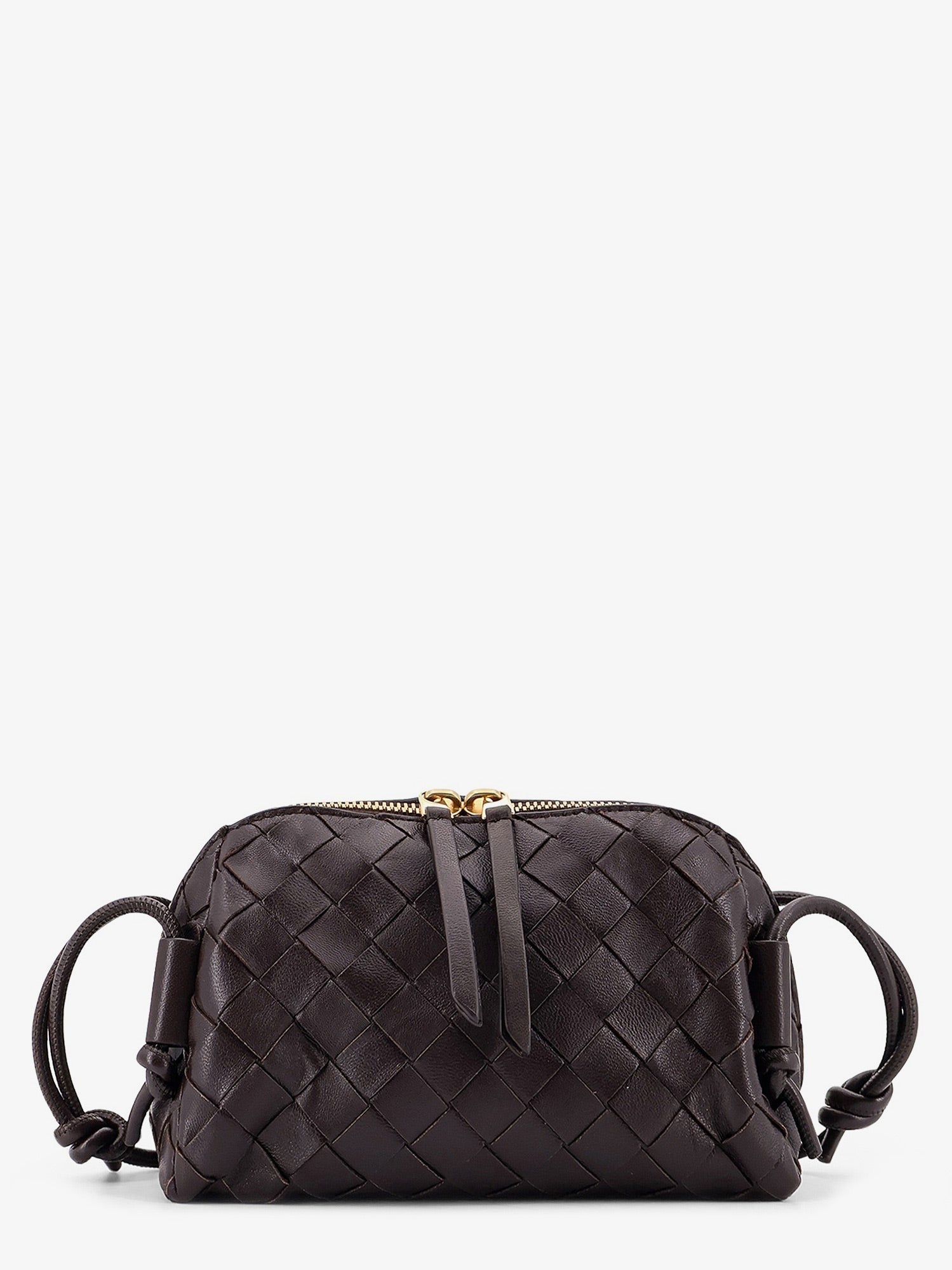 Bottega Veneta Concert Leder-Clutch mit Intrecciato-Motiv