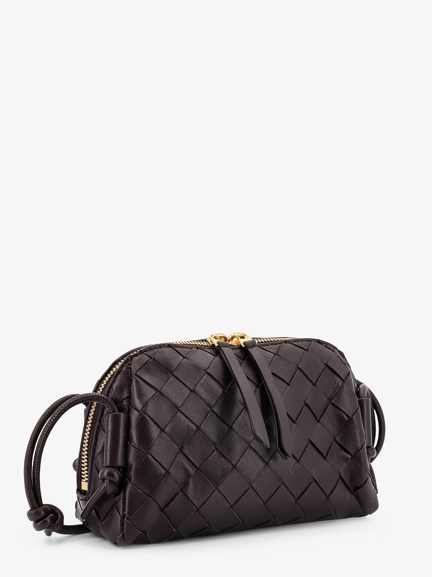 Bottega Veneta Concert Leder-Clutch mit Intrecciato-Motiv