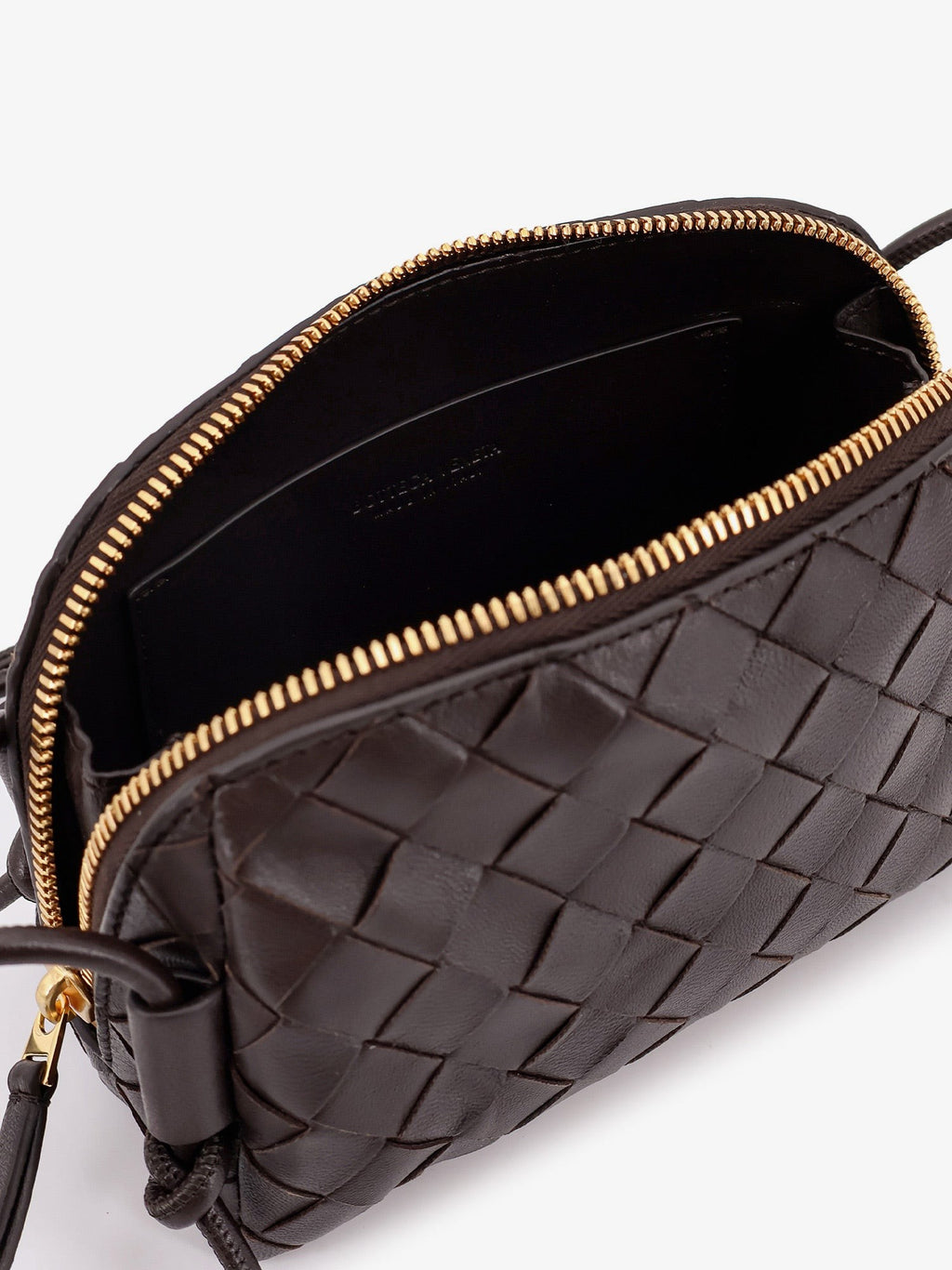 Bottega Veneta Concert Leder-Clutch mit Intrecciato-Motiv