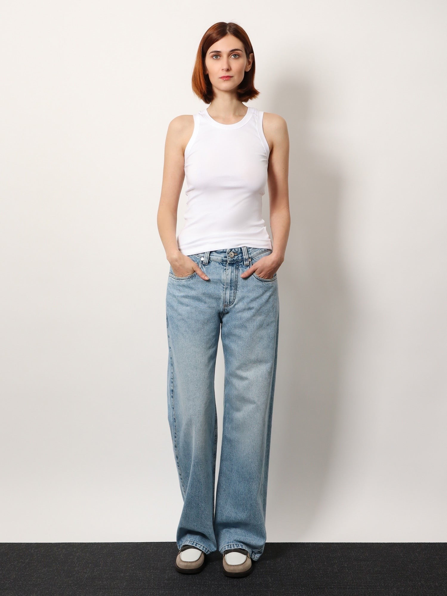 Brunello Cucinelli Contemporary χαλαρό τζιν πλήρους μήκους