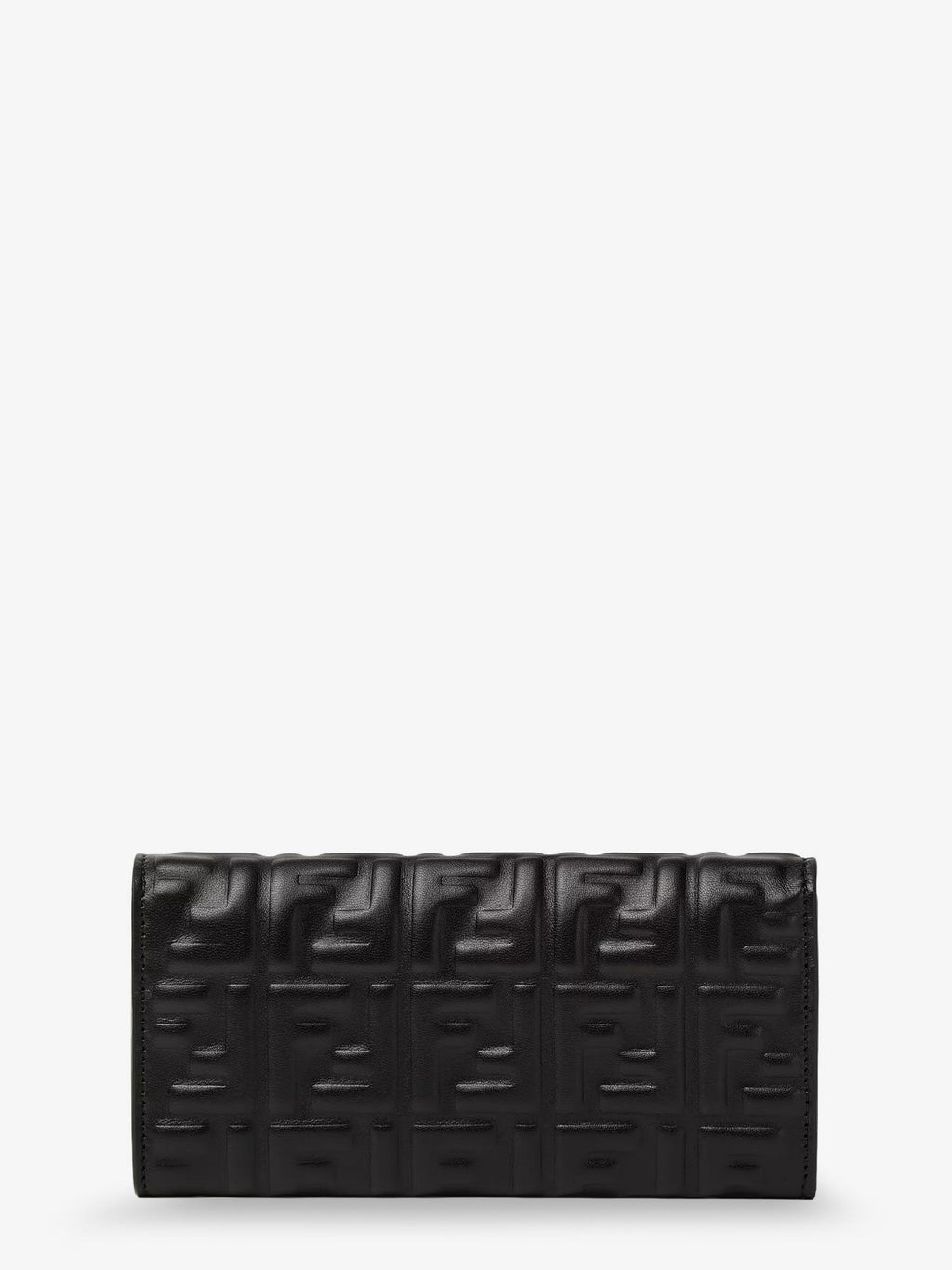 Fendi Continental With Chain Baguette leather shoulder bag with FF motif