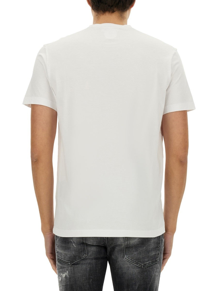 Dsquared2 "COOL FIT VELVET LOGO" T-SHIRT