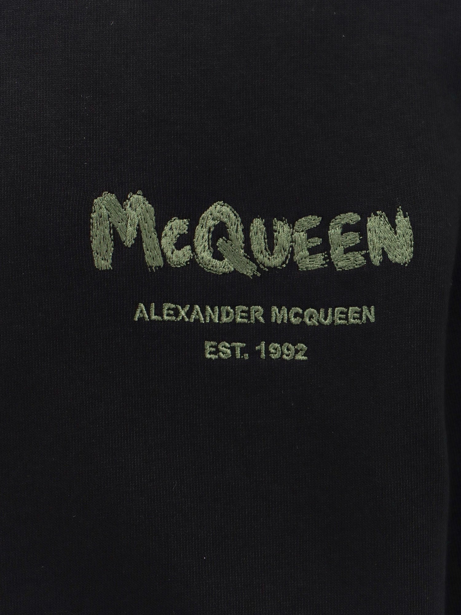 Alexander Mcqueen Veste en coton et nylon avec logo graffiti mcqueen