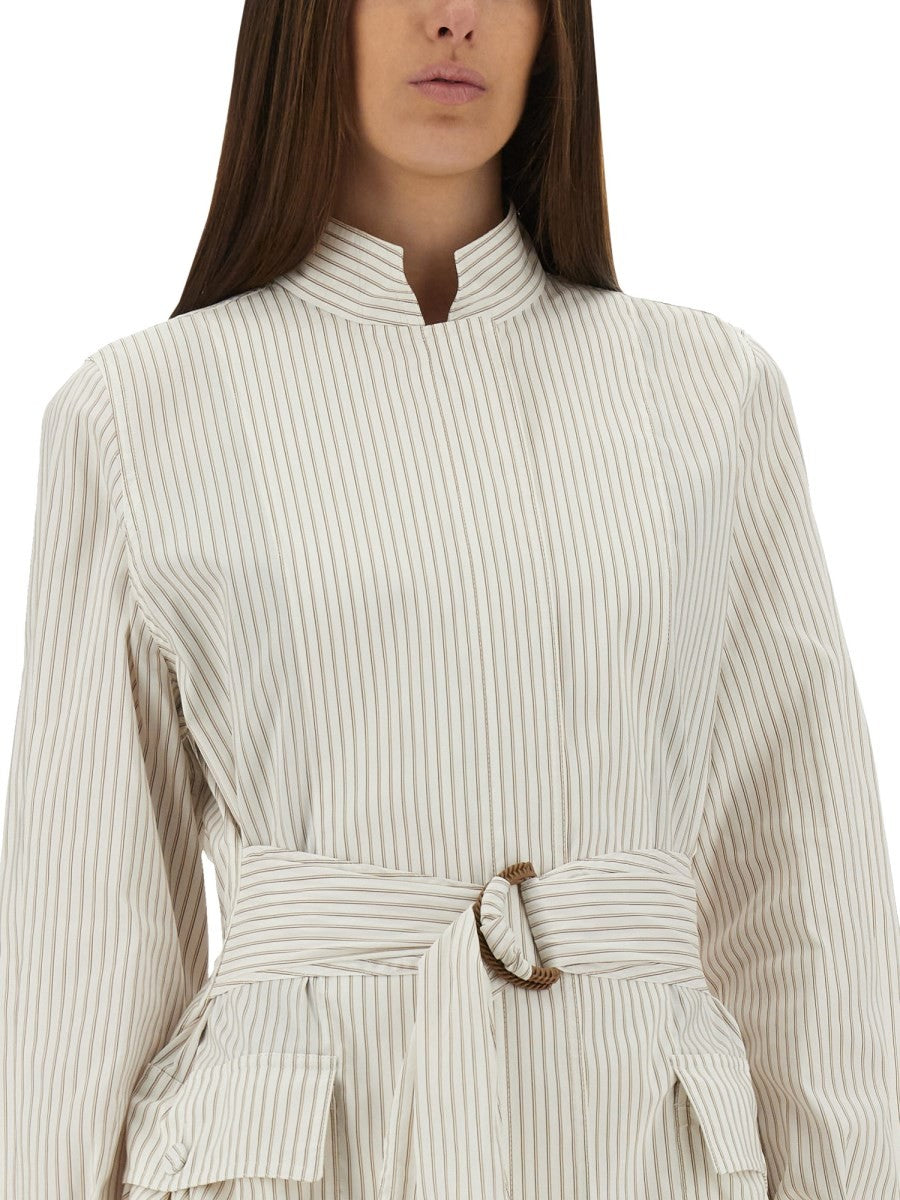 Fendi COTTON AND SILK BLOUSON
