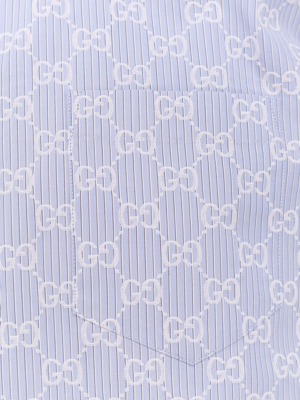 Gucci Cotton and silk shirt with all-over GG logo