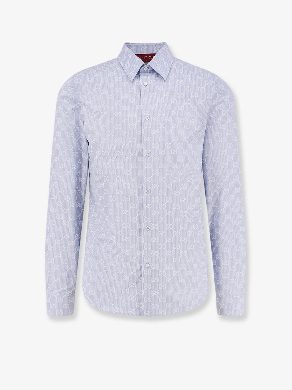 Gucci Cotton and silk shirt with all-over GG logo