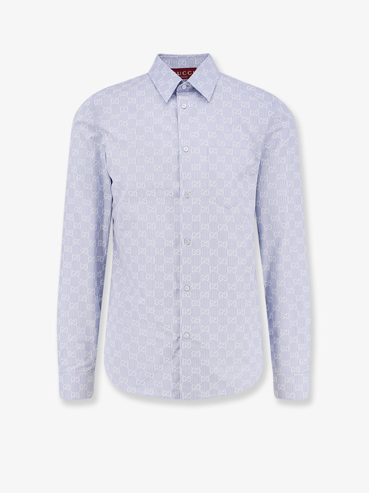 Gucci Cotton and silk shirt with all-over GG logo
