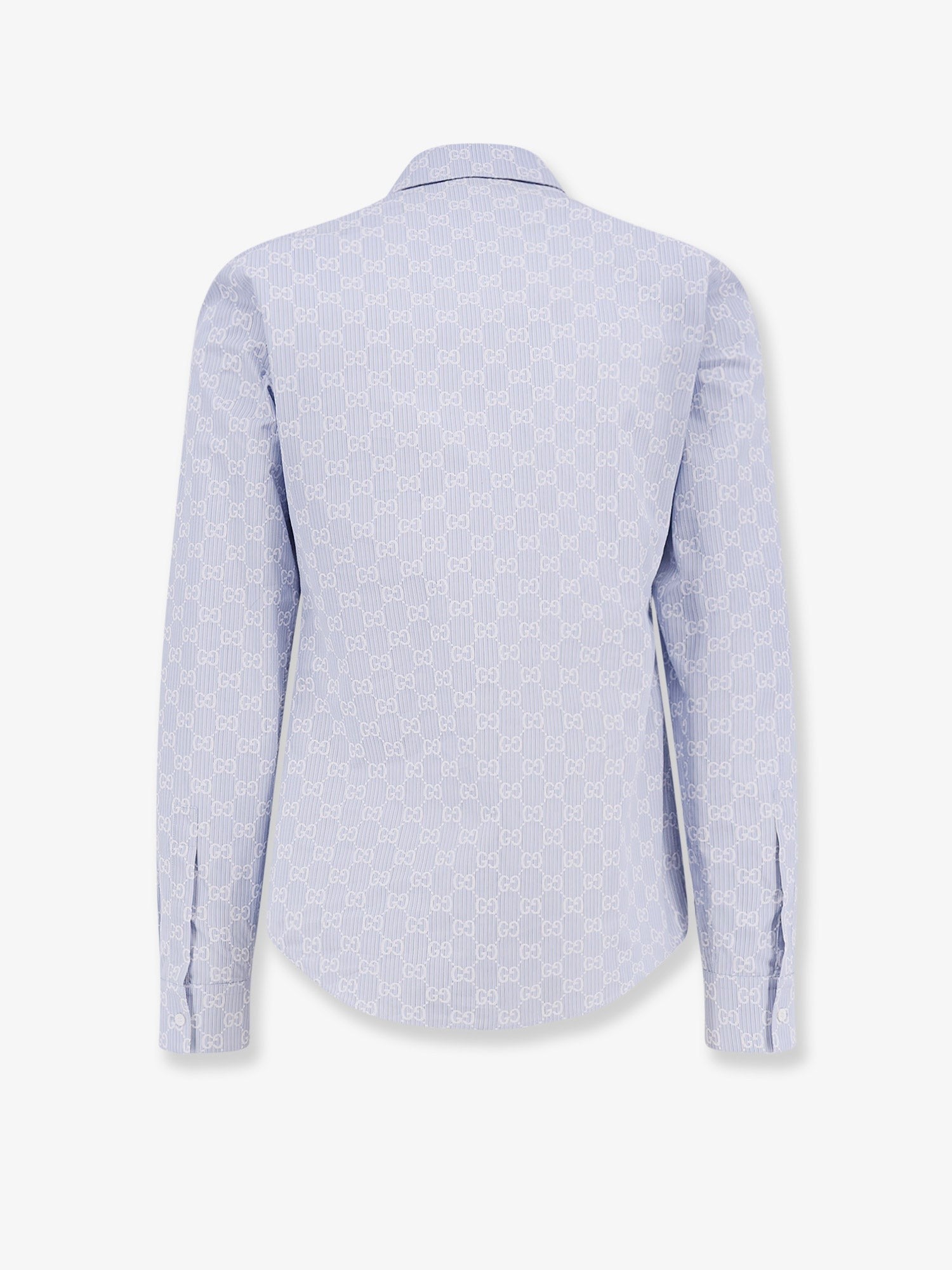 Gucci Cotton and silk shirt with all-over GG logo
