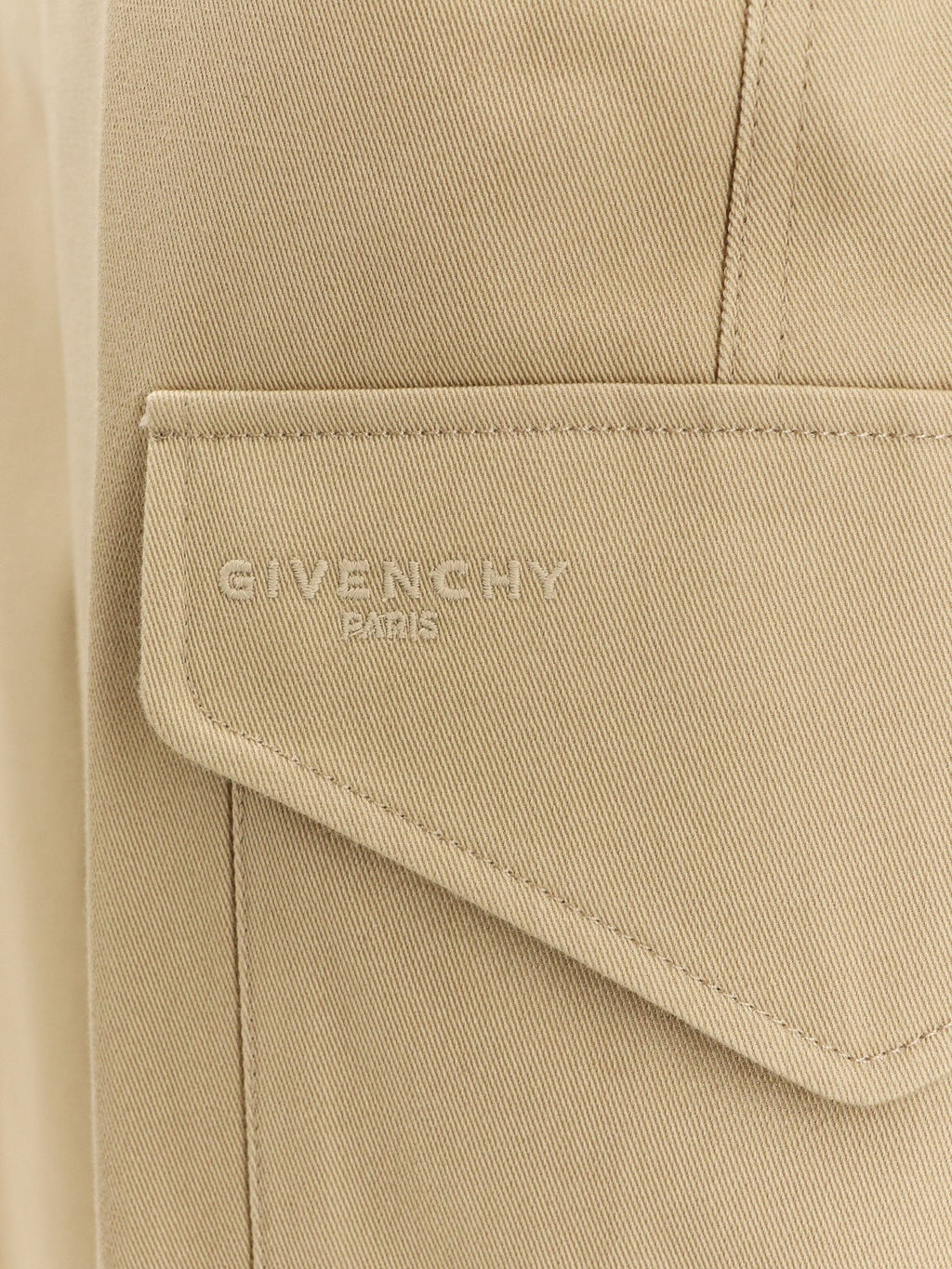 Givenchy Cotton and wool cargo trousers
