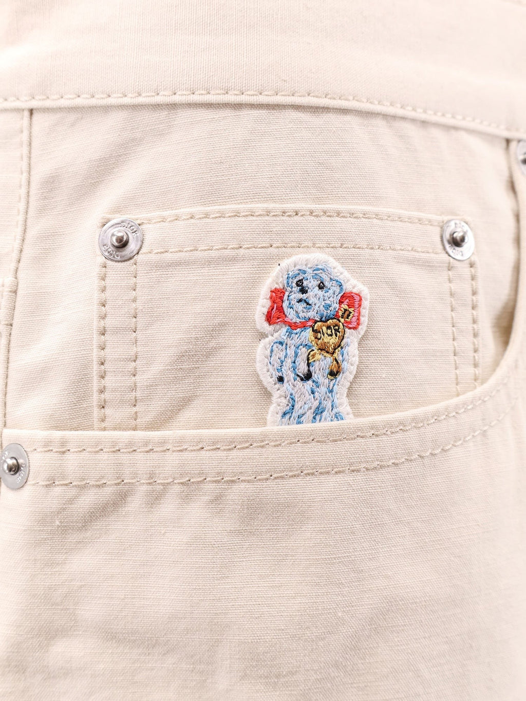 Dior Bavlněné bermudy s logem CD srdce