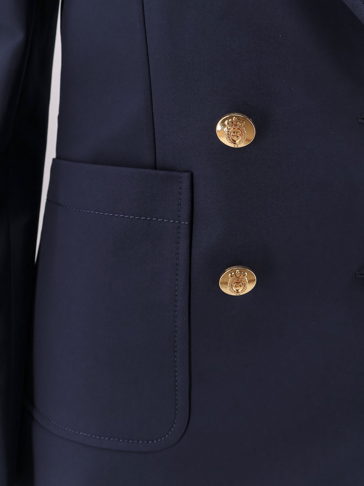 Gucci Blazer en coton avec boutons à l'écusson Gucci emblématique