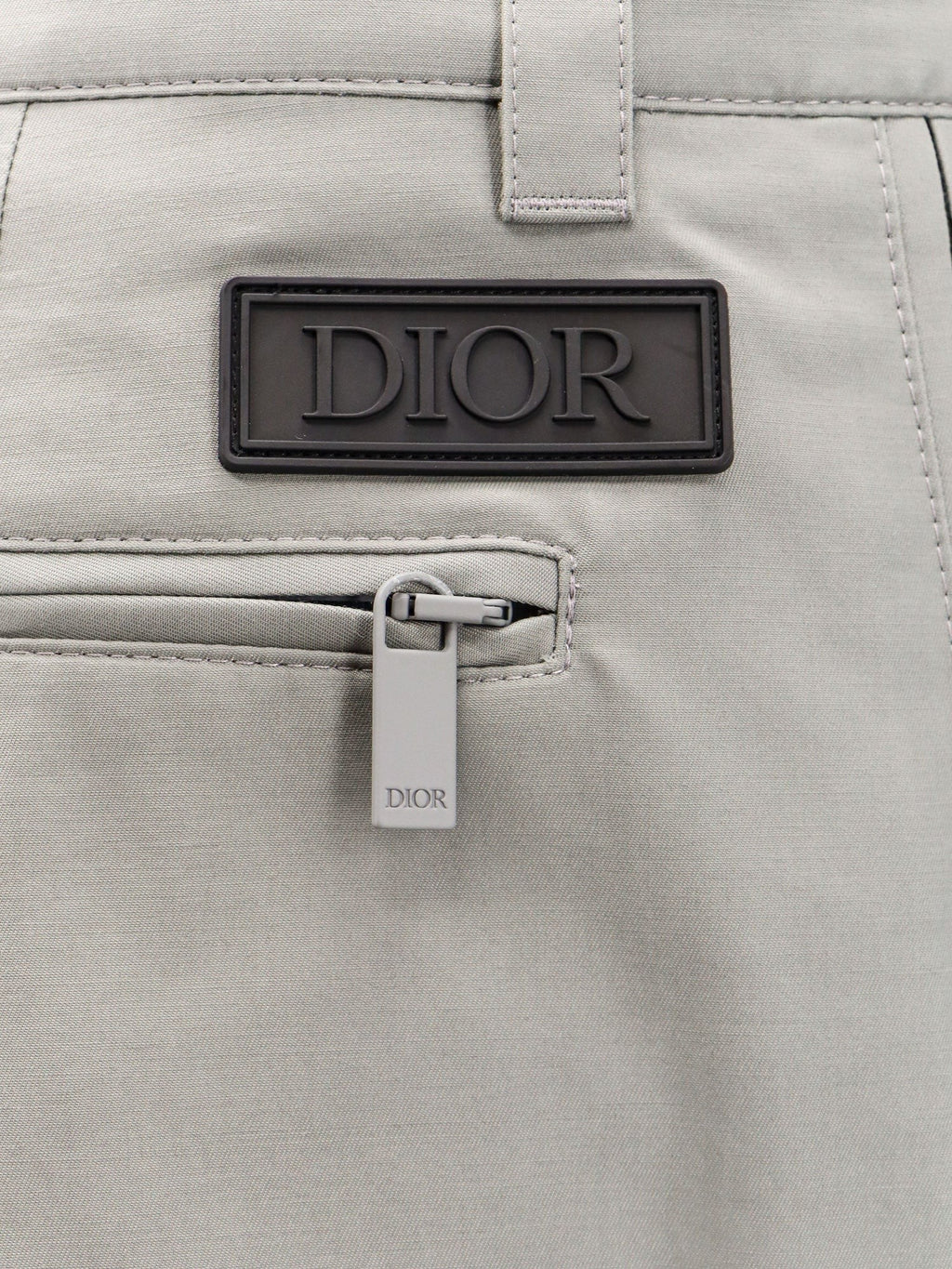 Dior コットン混紡 サイドジップバミューダショーツ
