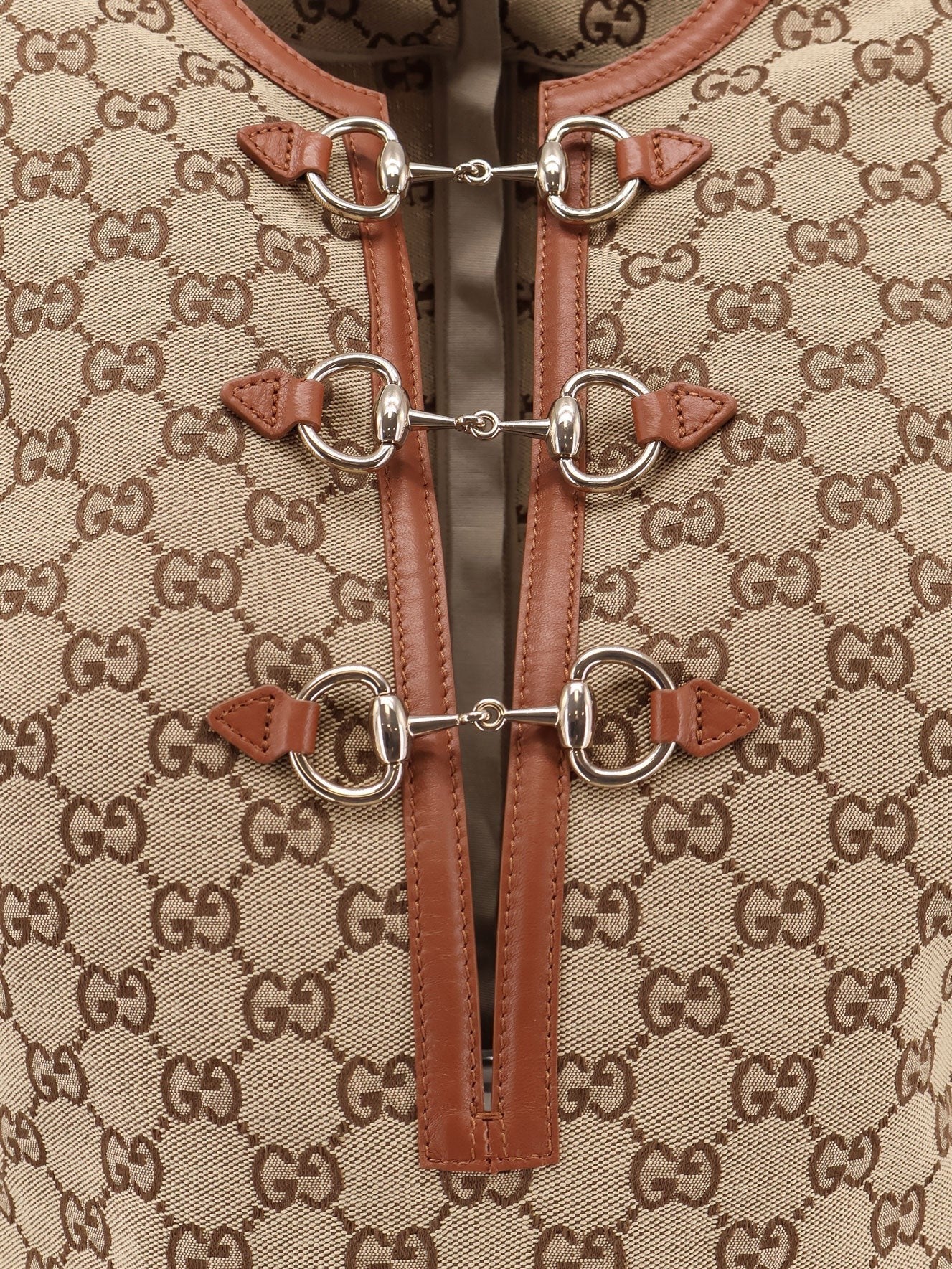 Gucci Φόρεμα από βαμβακερό μείγμα με all-over εκτύπωση GG