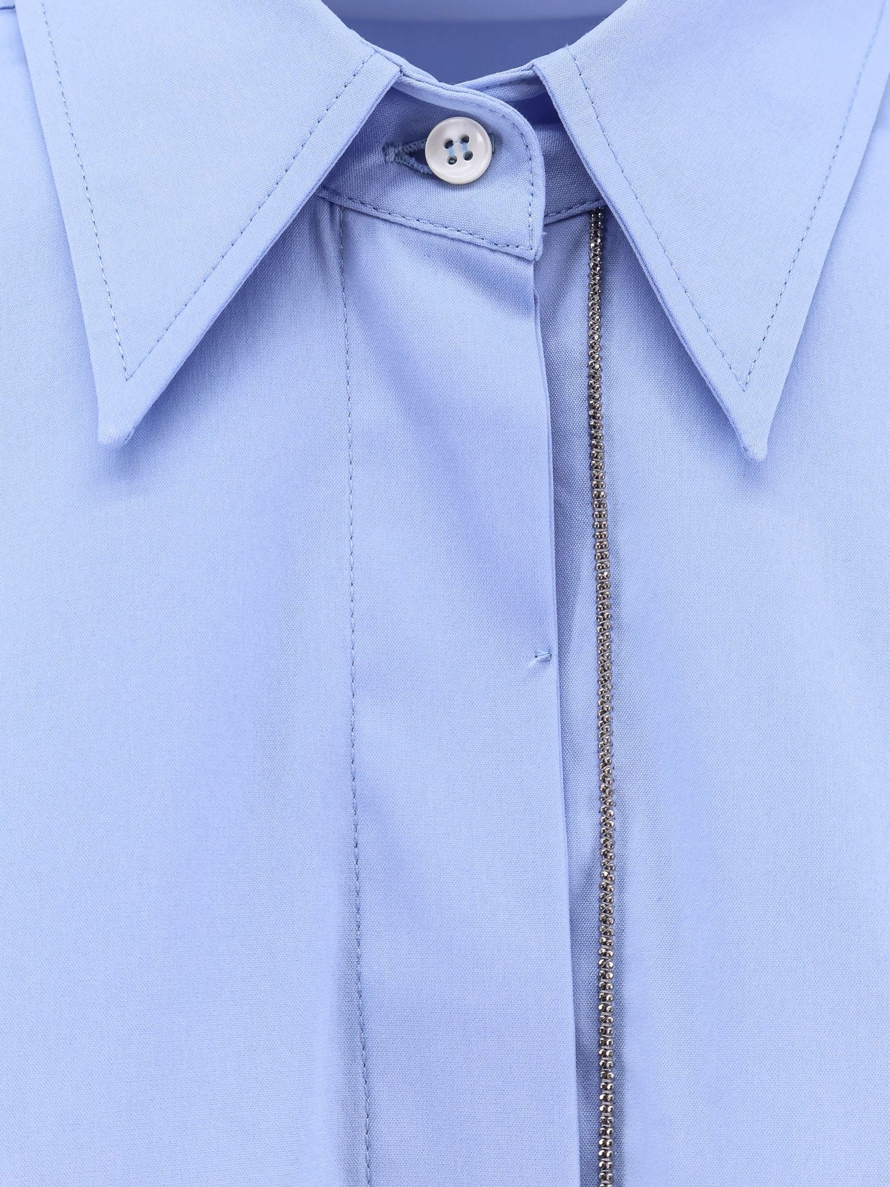 Brunello Cucinelli Cotton blend shirt with monili profile