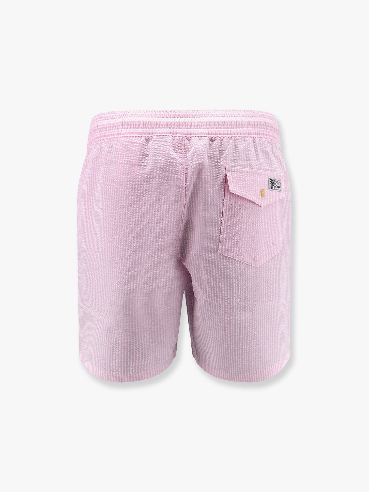 Polo Ralph Lauren Cotton blend striped swim trunk with logo embroidery