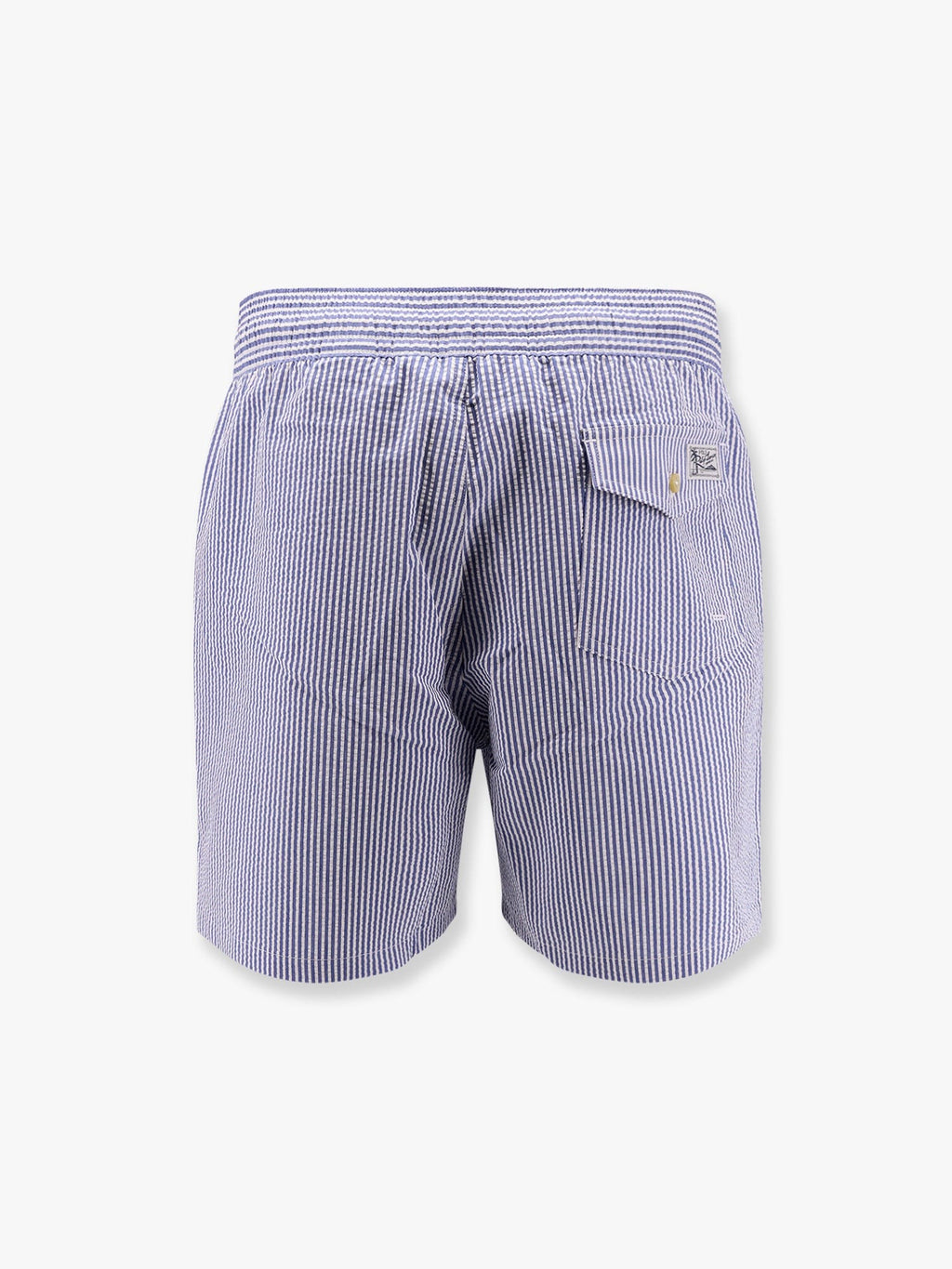 Polo Ralph Lauren Cotton blend striped swim trunk with logo embroidery