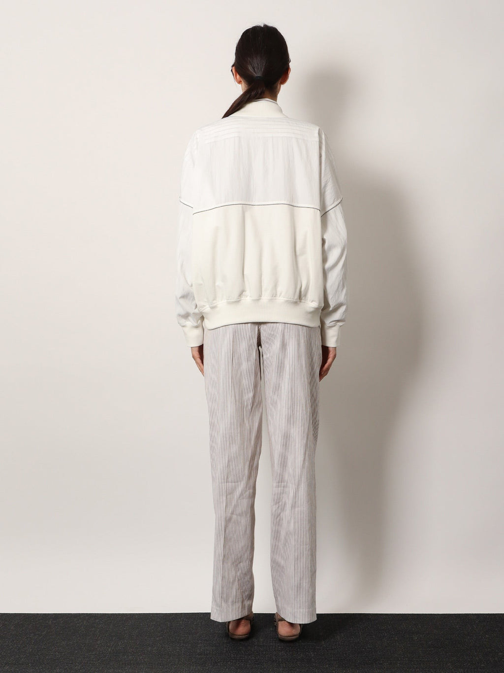 Brunello Cucinelli Cardigã de algodão com inserções de viscose e detalhes Monili