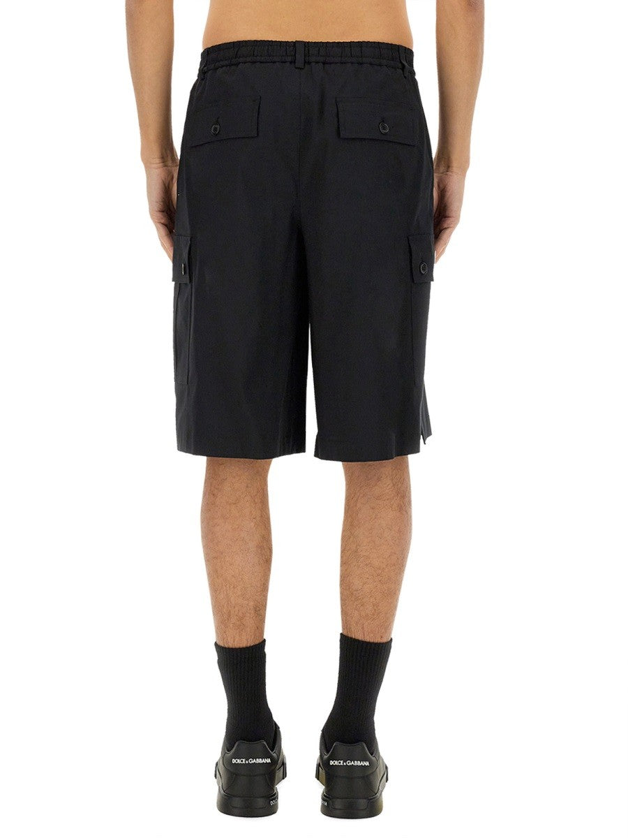 Dolce & Gabbana BOMULDS CARGO BERMUDASHORTS