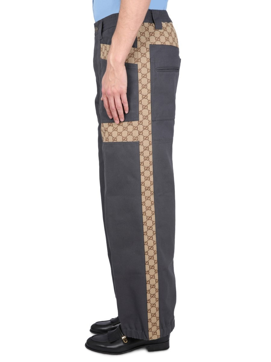 Gucci KALHOTY Z BAVLNĚNÉ LÁTKY S GG PRVKY