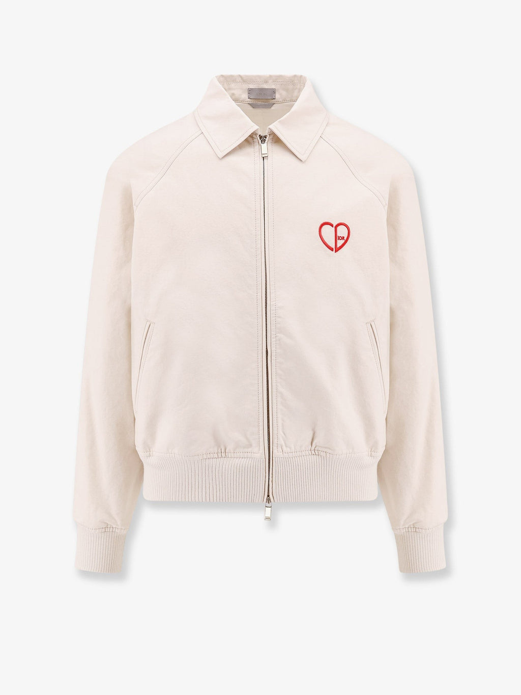 Dior Cotton jacket with cd heart embroidery