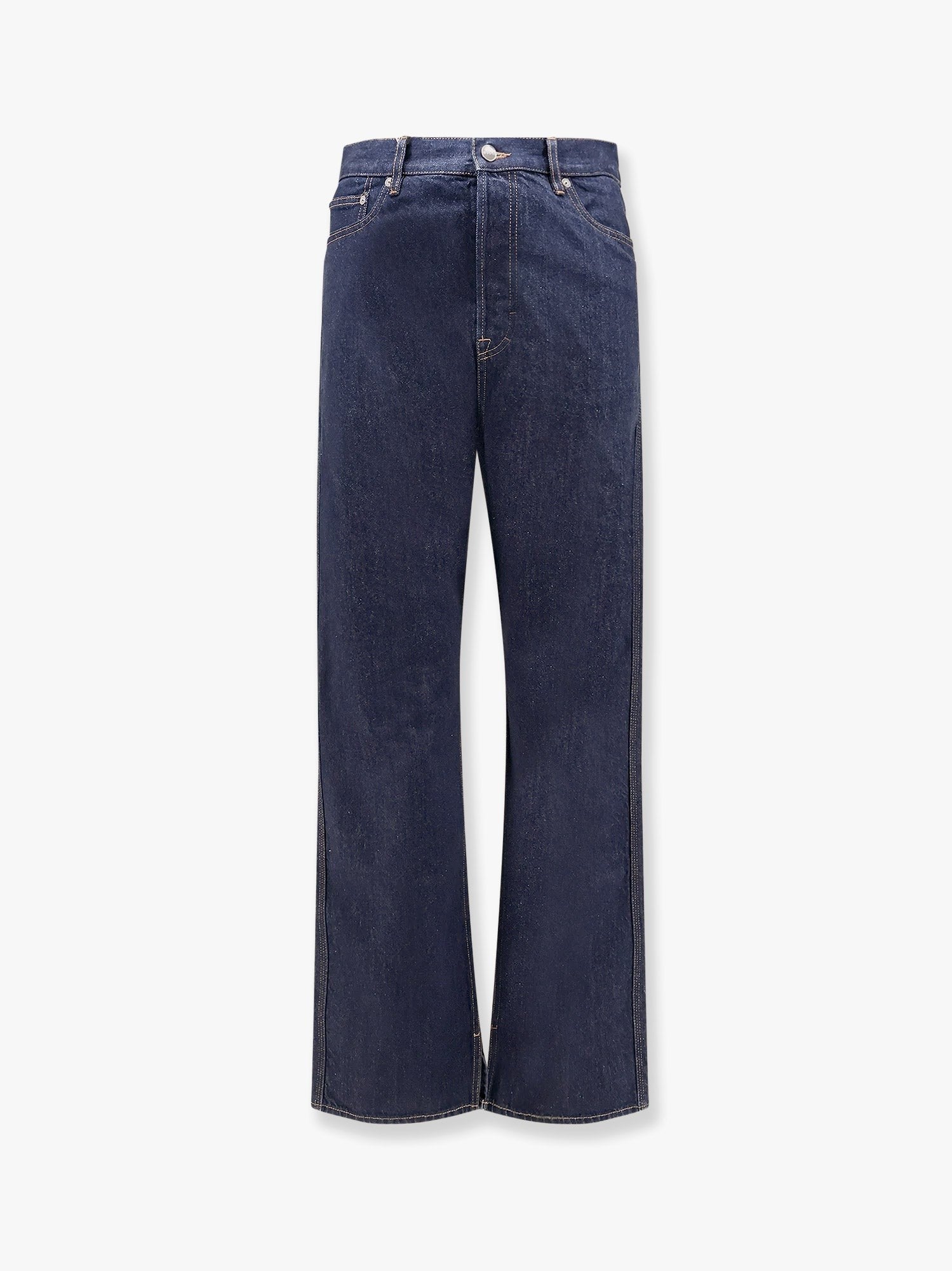 Gucci Jean en coton avec imprimé floral au dos