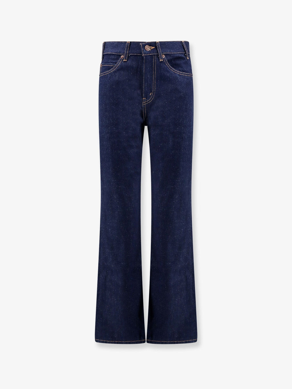 Celine Bavlněné džíny se zadní koženou nášivkou