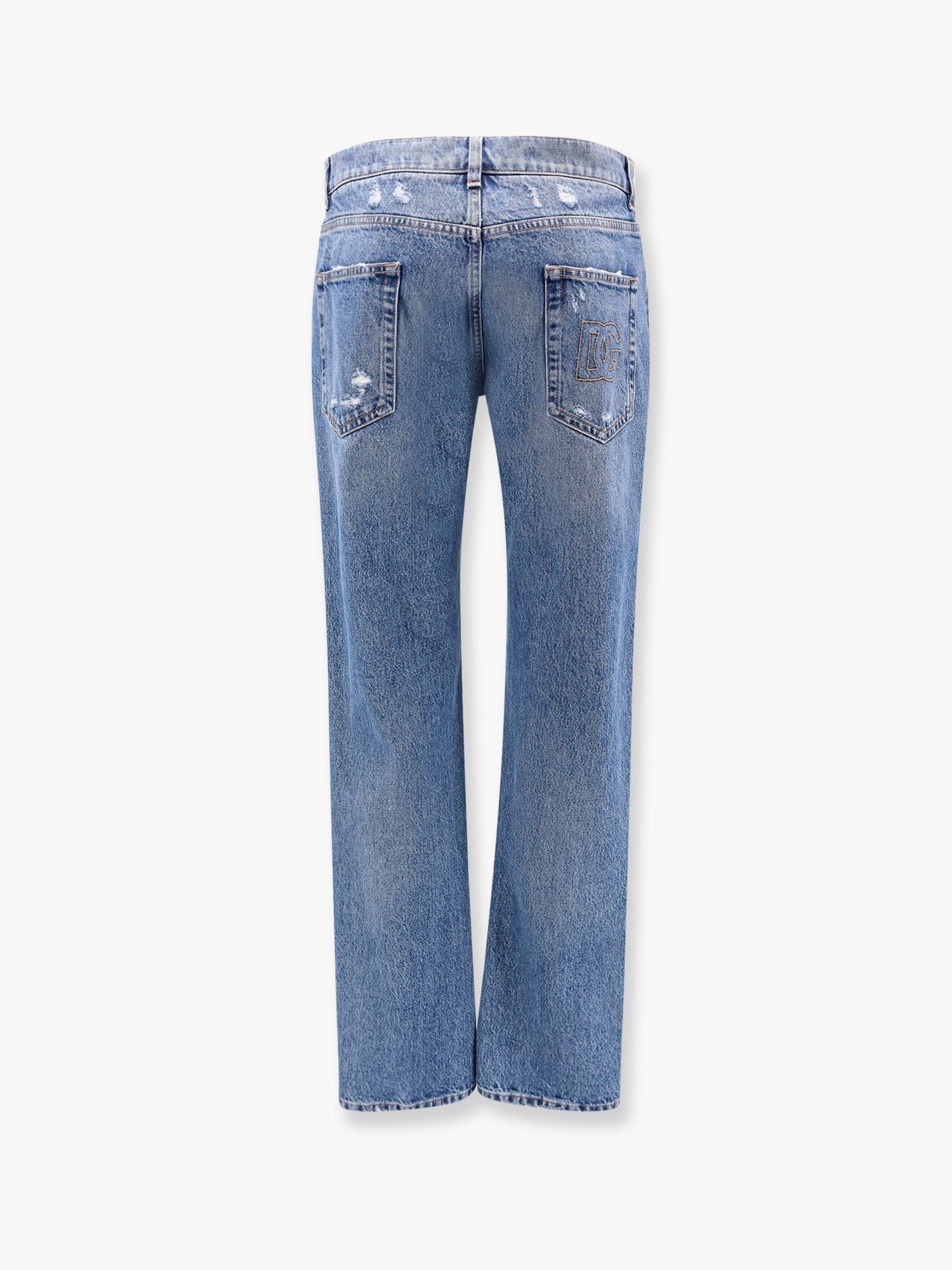 Dolce & Gabbana Cotton jeans with rippings detail